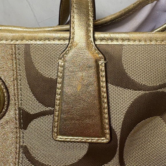 Coach Signature Stripe Carryall - Picture 16 of 16